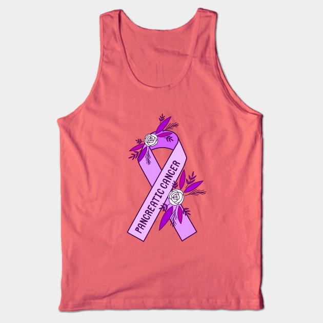 Pancreatic Cancer Awareness Tank Top by Sloth Station